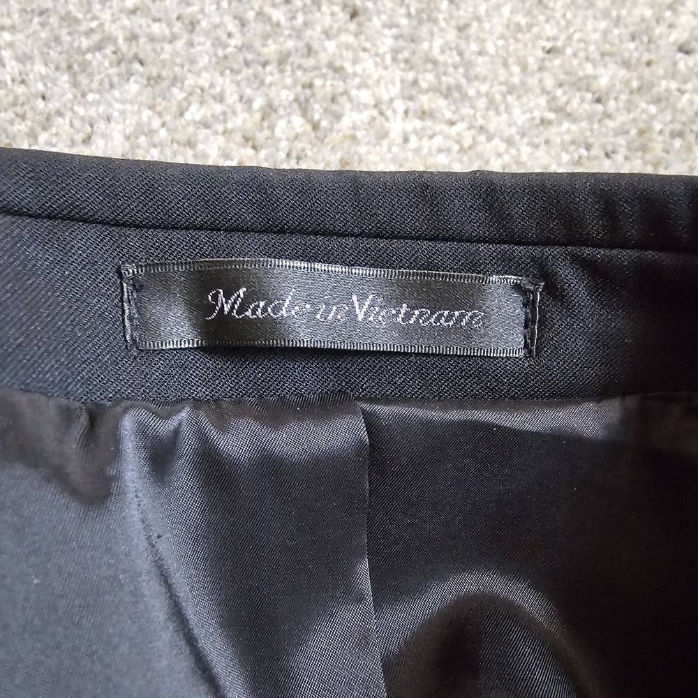 Chaps Classic Black Sport Coat - Picture 7 of 7
